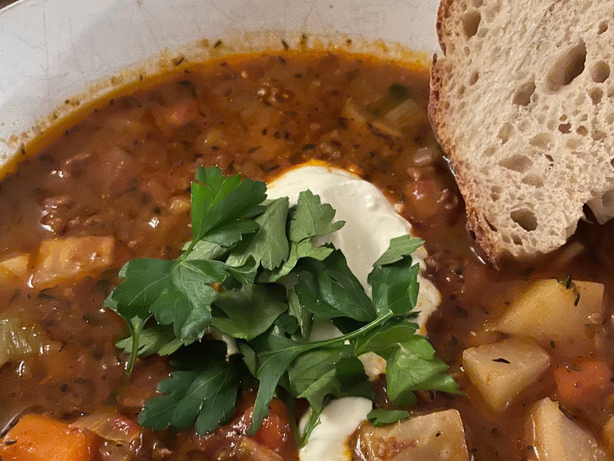 Zuppa di carne&nbsp;macinata